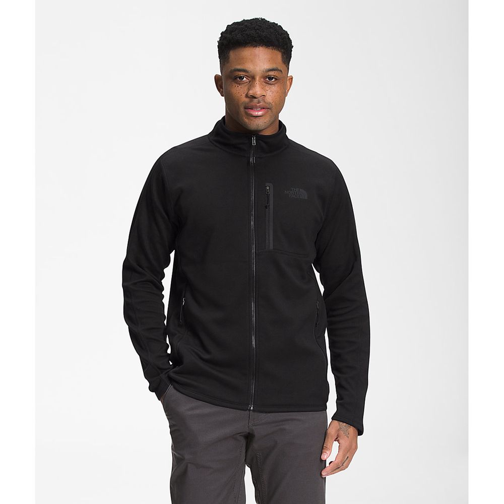 The North Face Fleece Mens Australia - The North Face Canyonlands Full Zip Black Hiking (OJK-685014)